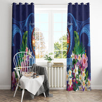 Guam Liberation Day Window Curtain Pas Para I Chamoru LT05 - Polynesian Pride
