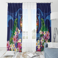 Guam Liberation Day Window Curtain Pas Para I Chamoru LT05 - Polynesian Pride