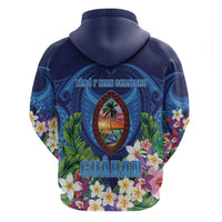Guam Liberation Day Zip Hoodie Pas Para I Chamoru LT05 - Polynesian Pride