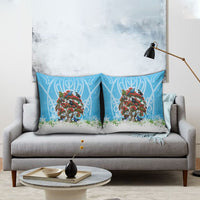 New Zealand Birds Christmas Pillow Cover Pohutukawa Xmas Tree LT05 - Polynesian Pride