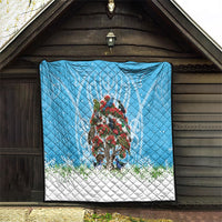 New Zealand Birds Christmas Quilt Pohutukawa Xmas Tree LT05 - Polynesian Pride