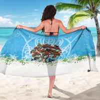 New Zealand Birds Christmas Sarong Pohutukawa Xmas Tree LT05 - Polynesian Pride