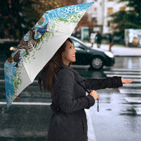 New Zealand Birds Christmas Umbrella Pohutukawa Xmas Tree LT05 - Polynesian Pride