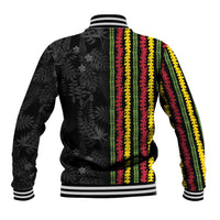 Hawaii Lei Kanaka Maoli Flag Baseball Jacket Tropical Vibes LT05 - Polynesian Pride