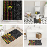 Hawaii Lei Kanaka Maoli Flag Bathroom Set Tropical Vibes LT05 - Polynesian Pride