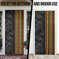 Hawaii Lei Kanaka Maoli Flag Door Cover Tropical Vibes LT05 - Polynesian Pride