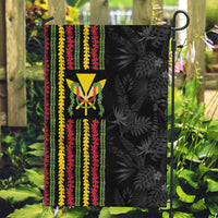Hawaii Lei Kanaka Maoli Flag Garden Flag Tropical Vibes LT05 Garden Flag Black - Polynesian Pride