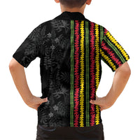 Hawaii Lei Kanaka Maoli Flag Kid Hawaiian Shirt Tropical Vibes LT05 - Polynesian Pride