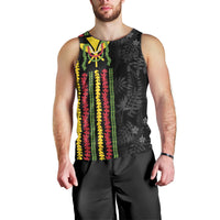 Hawaii Lei Kanaka Maoli Flag Men Tank Top Tropical Vibes LT05 - Polynesian Pride