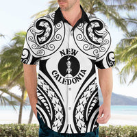 New Caledonia Day Hawaiian Shirt Polynesian Curves White Color - Polynesian Pride