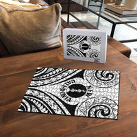 New Caledonia Day Puzzle Polynesian Curves White Color - Polynesian Pride