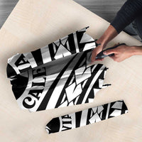 New Caledonia Day Umbrella Polynesian Curves White Color - Polynesian Pride