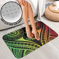 New Caledonia Day Bathroom Set Polynesian Curves Reggae Color - Polynesian Pride