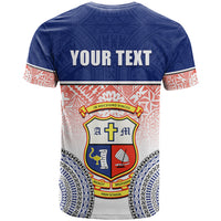 Personalized Marist Brothers High School T Shirt With Fijian Tapa Pattern LT05 - Polynesian Pride