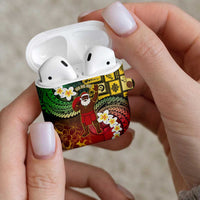 Vanuatu Christmas AirPods Case Ni-Van Santa Retro Style - Polynesian Pride