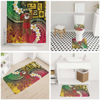 Vanuatu Christmas Bathroom Set Ni-Van Santa Retro Style - Polynesian Pride