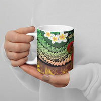 Vanuatu Christmas Ceramic Mug Ni-Van Santa Retro Style - Polynesian Pride