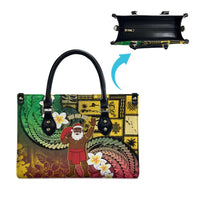 Vanuatu Christmas Leather Bag Ni-Van Santa Retro Style - Polynesian Pride
