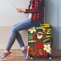 Vanuatu Christmas Luggage Cover Ni-Van Santa Retro Style - Polynesian Pride