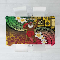 Vanuatu Christmas Tablecloth Ni-Van Santa Retro Style - Polynesian Pride