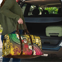 Vanuatu Christmas Travel Bag Ni-Van Santa Retro Style - Polynesian Pride