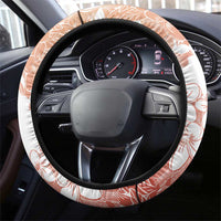 Hawaii Mele Kalikimaka Steering Wheel Cover Hula Santa Retro Style Red - Polynesian Pride