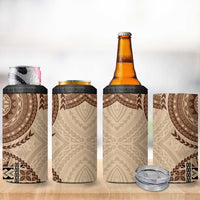 Samoa Siapo Pattern Simple Style 4 in 1 Can Cooler Tumbler