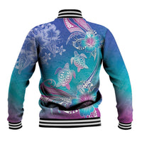 Polynesia Sea Turtle Couple Baseball Jacket Love Is Life
