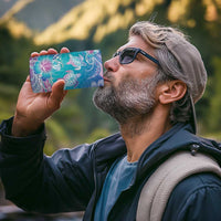 Polynesia Sea Turtle Couple 4 in 1 Can Cooler Tumbler Love Is Life