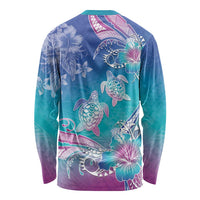 Polynesia Sea Turtle Couple Long Sleeve Shirt Love Is Life