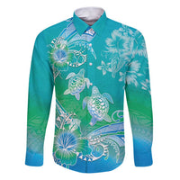 Polynesia Sea Turtle Couple Family Matching Puletasi and Hawaiian Shirt I Am Turtley In Love With You