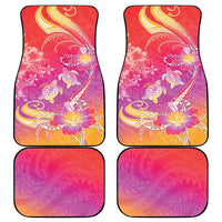 Polynesia Sea Turtle Couple Car Mats One Soul One Love