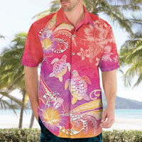 Polynesia Sea Turtle Couple Hawaiian Shirt One Soul One Love
