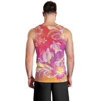 Polynesia Sea Turtle Couple Men Tank Top One Soul One Love