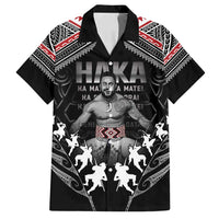 New Zealand Aotearoa Family Matching Puletasi and Hawaiian Shirt Traditional Kapa Haka