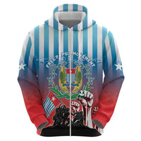 Personalised Free West Papua Zip Hoodie One People One Soul Unique Style - Polynesian Pride