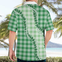 Green Hawaii Palaka Hawaiian Shirt Hawaiian Pikake Lei