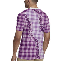 Violet Hawaii Palaka Rugby Jersey Hawaiian Pikake Lei
