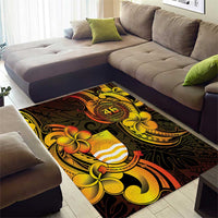 Personalised Kiribati Independence Day Area Rug 46th Anniversary