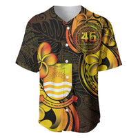 Personalised Kiribati Independence Day Baseball Jersey 46th Anniversary