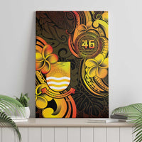 Personalised Kiribati Independence Day Canvas Wall Art 46th Anniversary