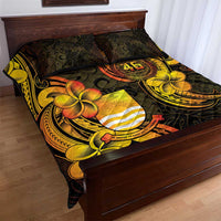 Personalised Kiribati Independence Day Quilt Bed Set 46th Anniversary