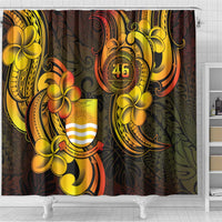 Personalised Kiribati Independence Day Shower Curtain 46th Anniversary