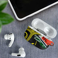 Vanuatu Penama Day AirPods Case Grunge Flag Style - Polynesian Pride