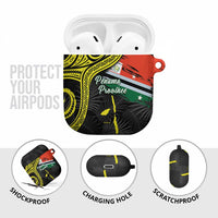 Vanuatu Penama Day AirPods Case Grunge Flag Style - Polynesian Pride