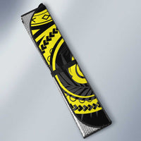 Vanuatu Penama Day Auto Sun Shade Grunge Flag Style - Polynesian Pride