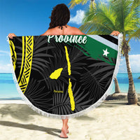 Vanuatu Penama Day Beach Blanket Grunge Flag Style - Polynesian Pride