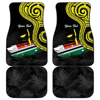 Vanuatu Penama Day Car Mats Grunge Flag Style - Polynesian Pride