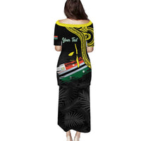 Personalised Vanuatu Penama Day Puletasi Grunge Flag Style LT05 - Polynesian Pride