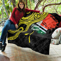 Vanuatu Penama Day Quilt Grunge Flag Style LT05 - Polynesian Pride